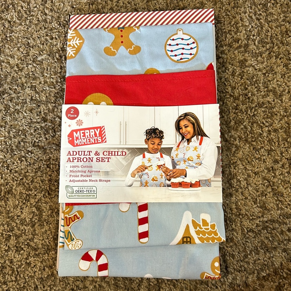 Adult and Child Winter Apron